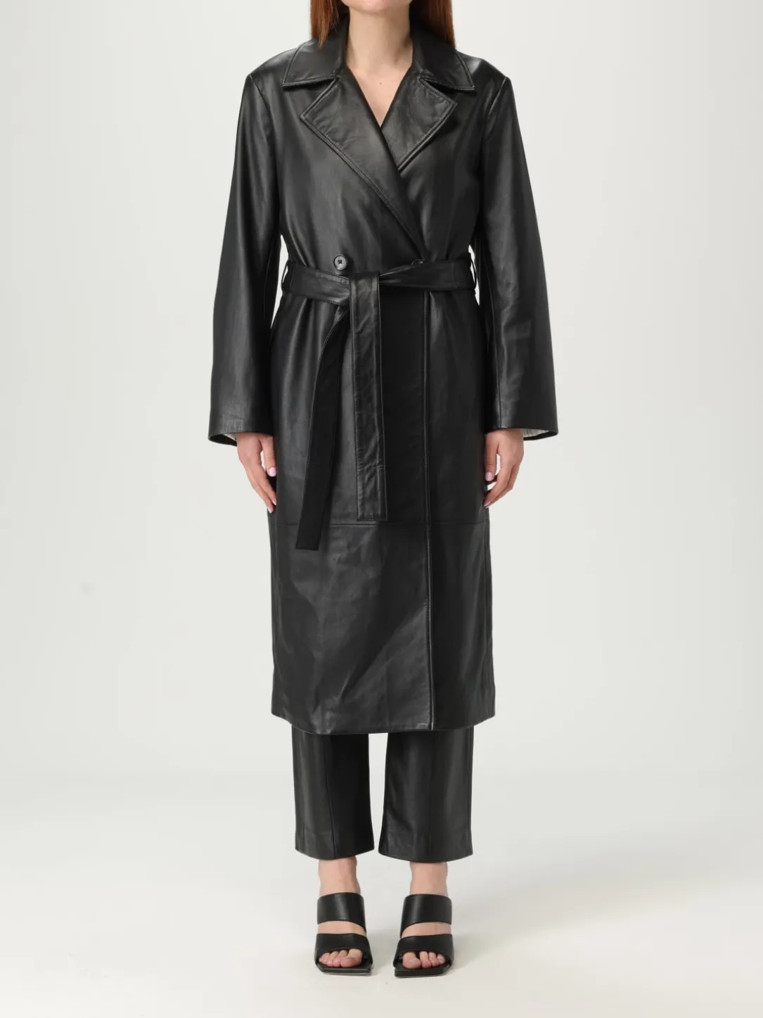 Trench di pelle Paul Smith