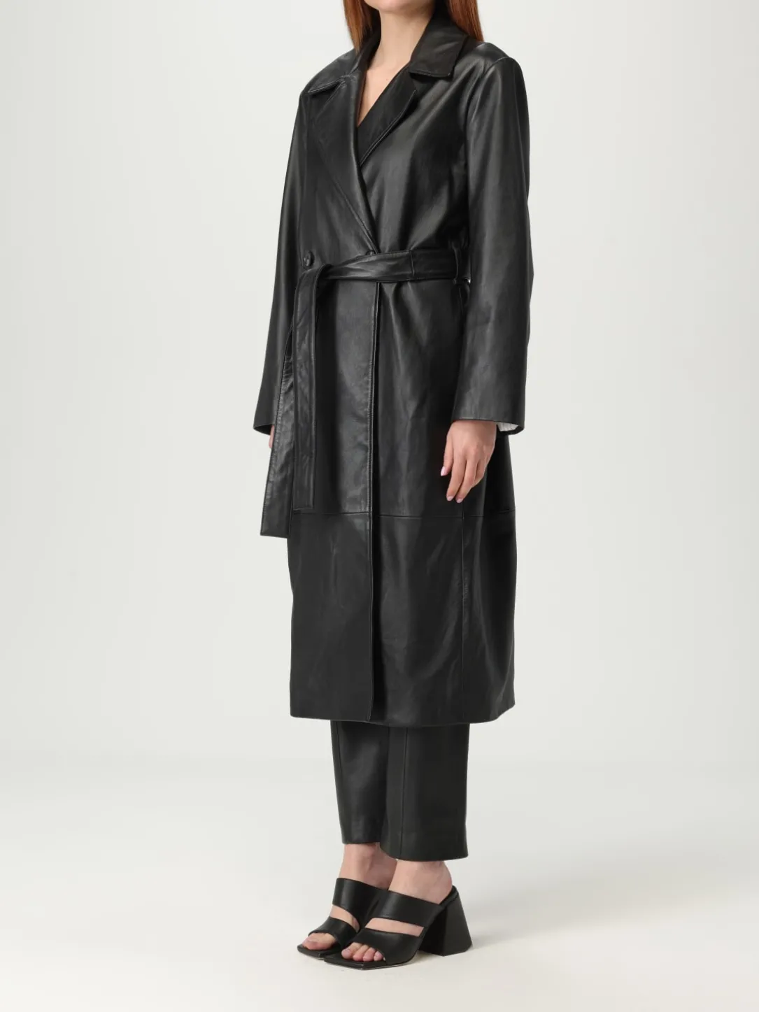 Trench di pelle Paul Smith