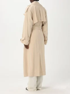 Trench doppiopetto Boss in misto viscosa