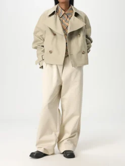 Trench doppiopetto Burberry in cotone