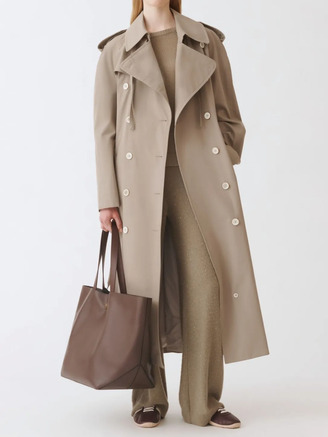 Trench doppiopetto Fabiana Filippi in cotone