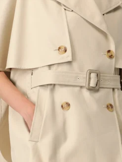Trench doppiopetto Max Mara in cotone