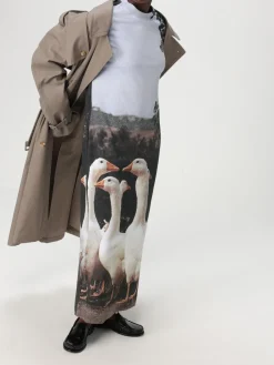 Trench doppiopetto Moschino Couture in misto cotone