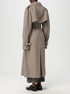 Trench doppiopetto Moschino Couture in misto cotone