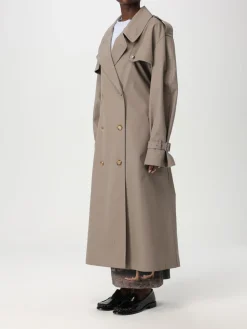 Trench doppiopetto Moschino Couture in misto cotone