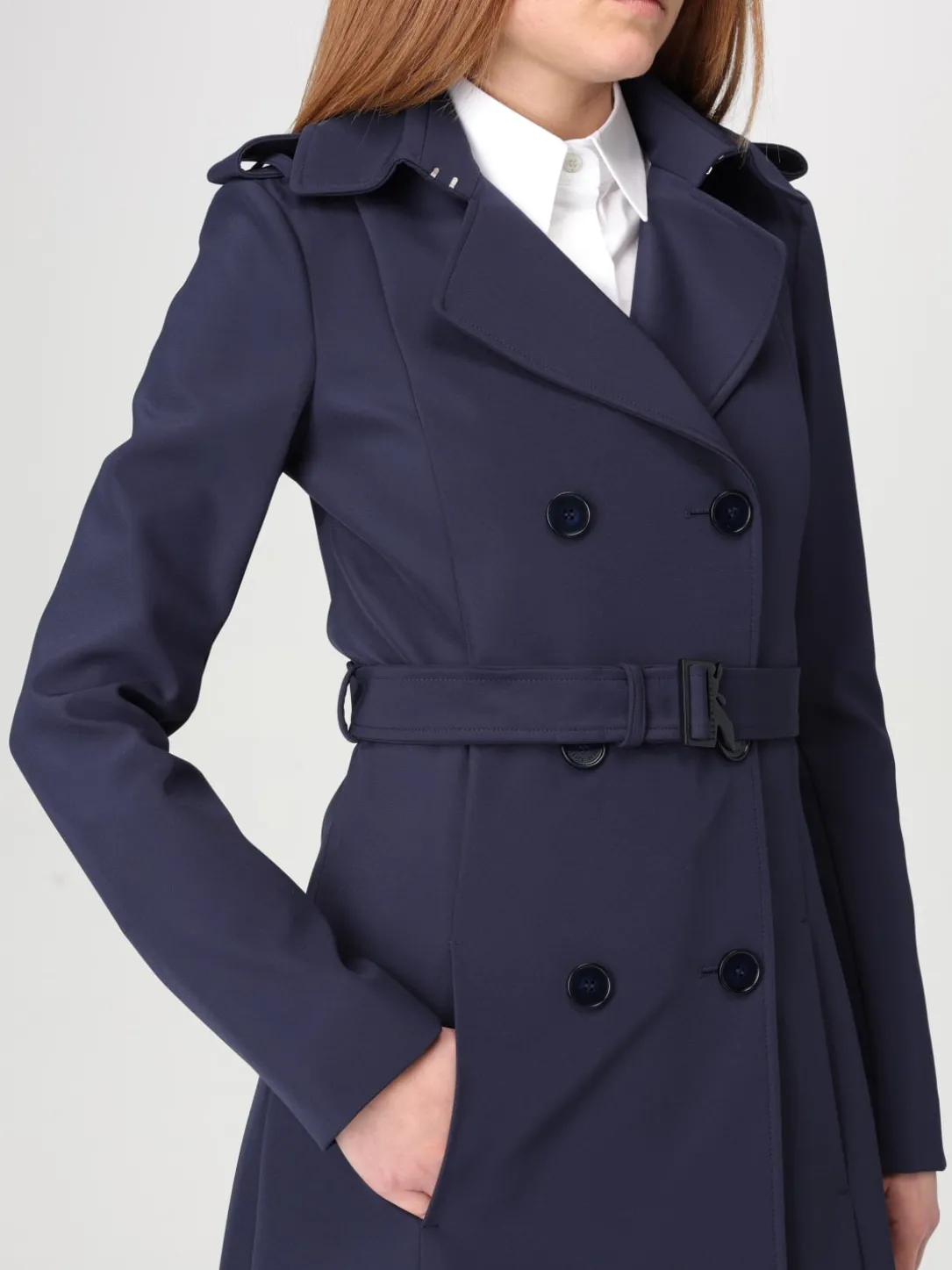 Trench doppiopetto Patrizia Pepe in nylon