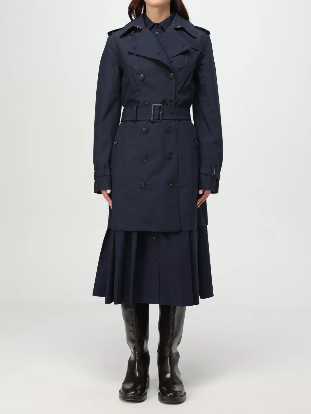 Trench doppiopetto Save The Duck in tessuto tecnico