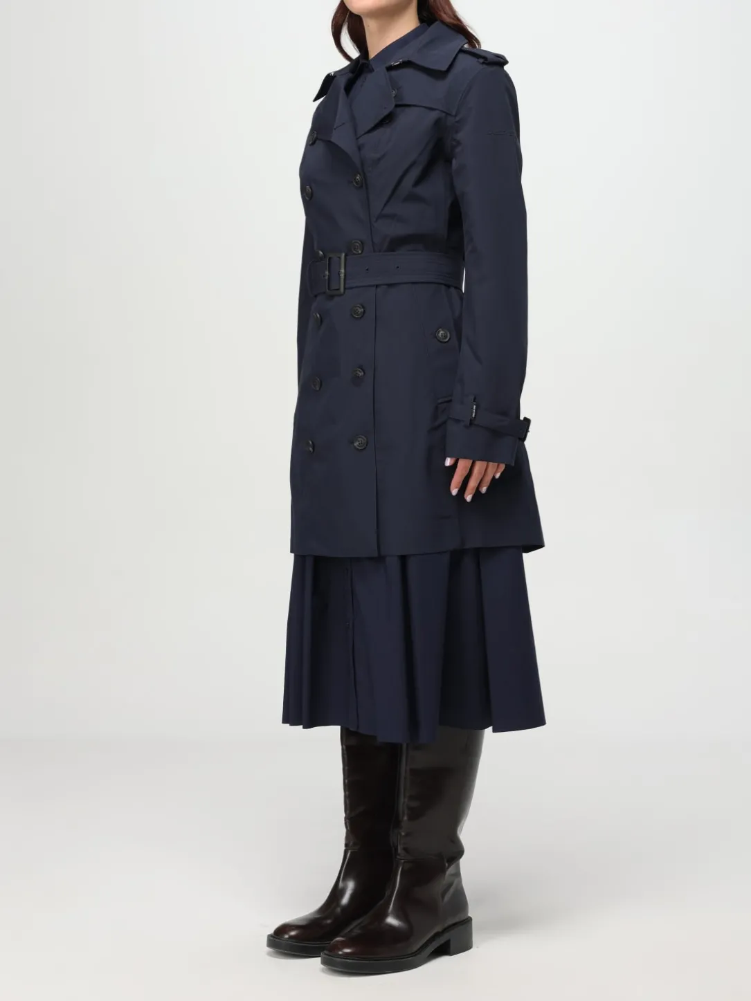 Trench doppiopetto Save The Duck in tessuto tecnico