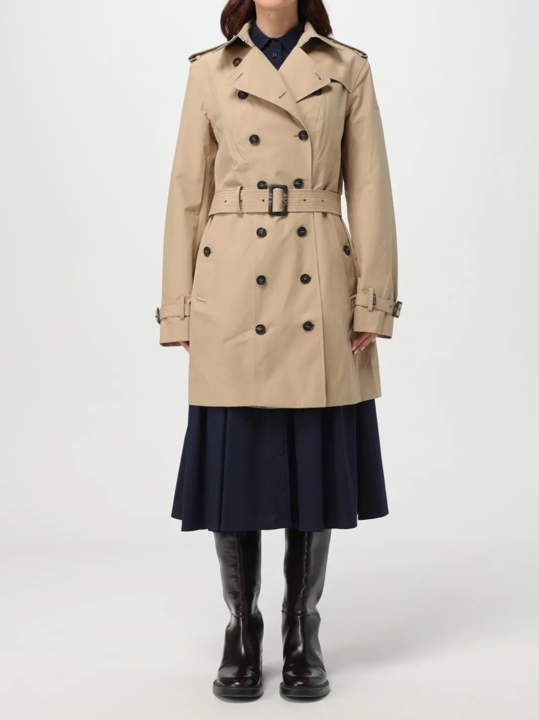 Trench doppiopetto Save The Duck in tessuto tecnico