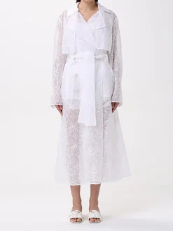 Trench Genny in seta