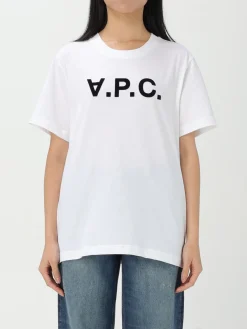 T-shirt A.P.C. in cotone con logo