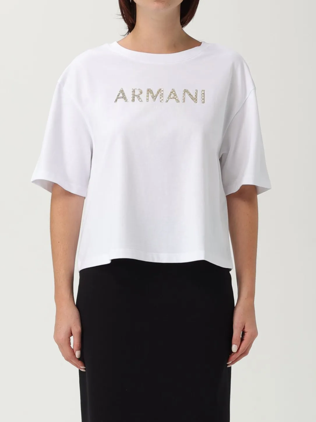 T-shirt Armani Exchange in cotone con logo