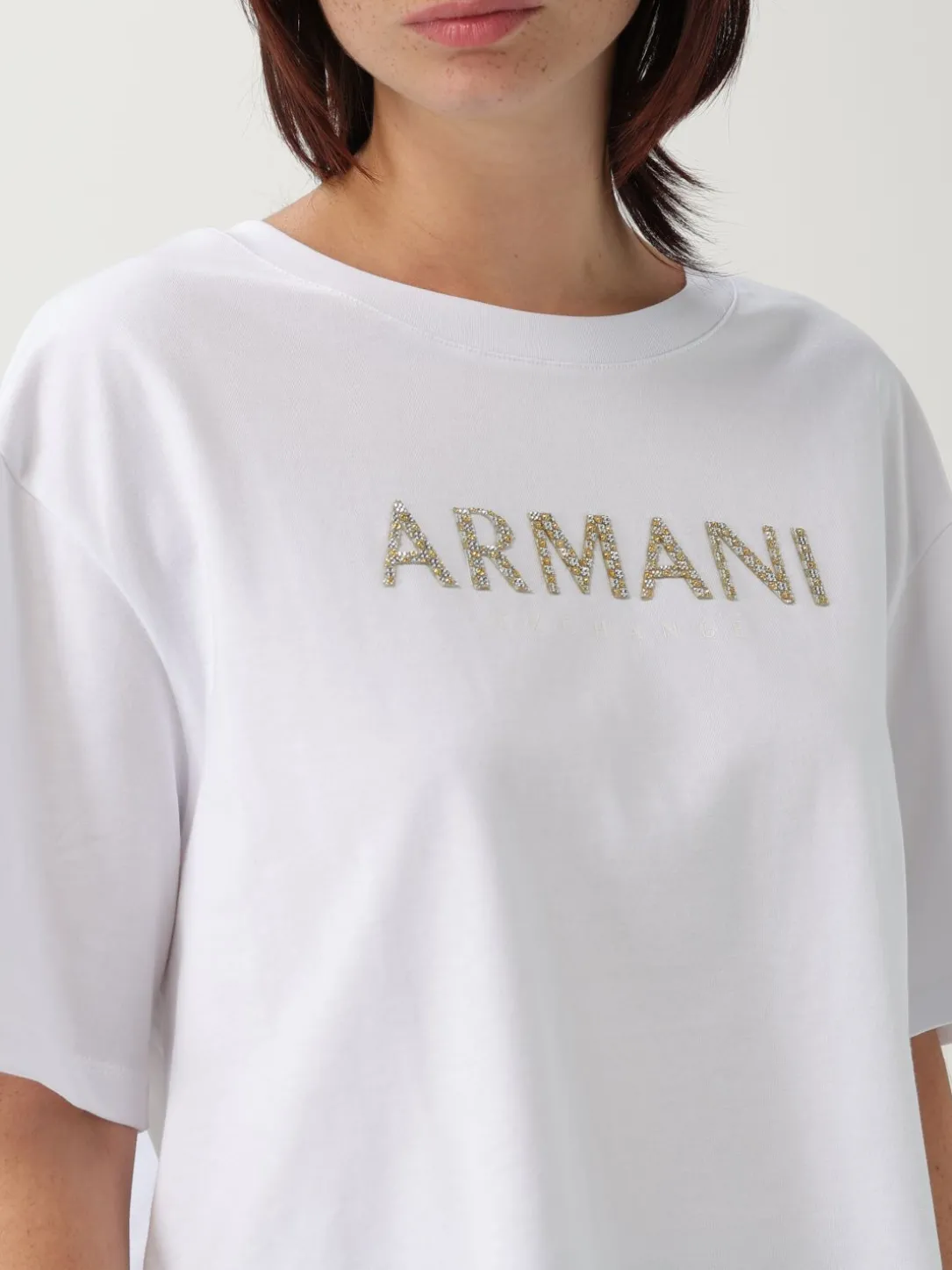 T-shirt Armani Exchange in cotone con logo