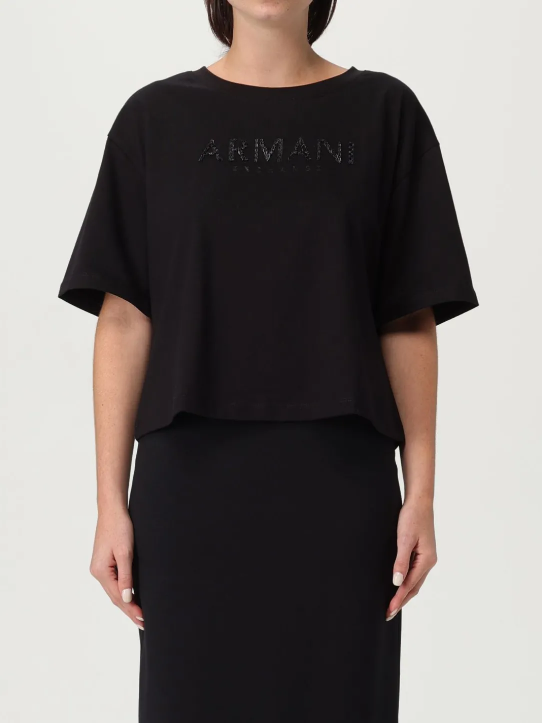 T-shirt Armani Exchange in cotone con logo