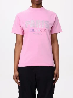 T-shirt Balenciaga in cotone con logo