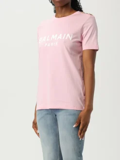 T-shirt Balmain in cotone con logo