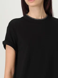 T-shirt basic in cotone Brunello Cucinelli