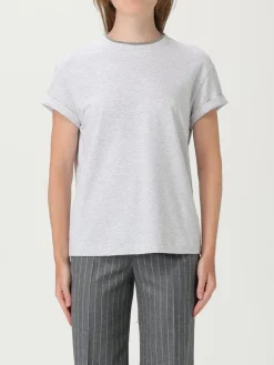 T-shirt basic in cotone Brunello Cucinelli