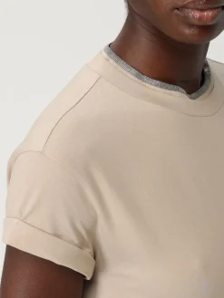 T-shirt basic in cotone Brunello Cucinelli