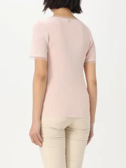 T-shirt basic in tulle Liu Jo