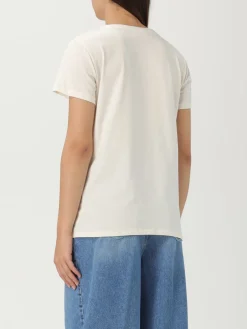 T-shirt basic Liu Jo con strass in jersey di cotone