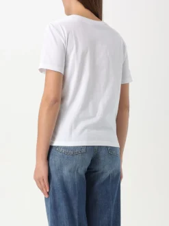 T-shirt basic Twinset in cotone con logo