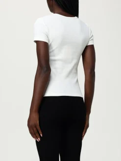 T-shirt Blumarine in cotone stretch con stampa grafica