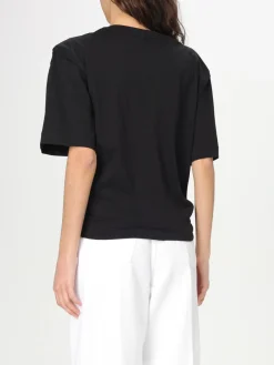 T-shirt con nodo in misto cotone Pinko