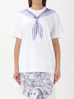 T-shirt con stampa nodo da marinaio Moschino Couture