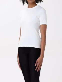 T-shirt Courrèges in cotone stretch