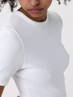 T-shirt Courrèges in cotone stretch