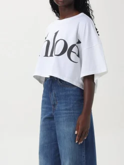 T-shirt crop Chloé oversize