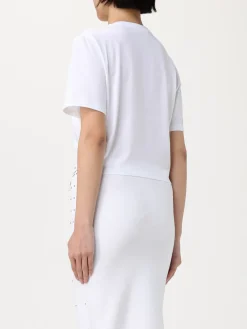 T-shirt crop con logo Liu Jo