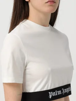 T-shirt crop Palm Angels