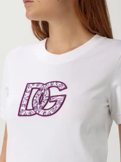 T-shirt DG in cotone Dolce & Gabbana