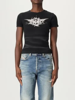 T-shirt Diesel in cotone con logo