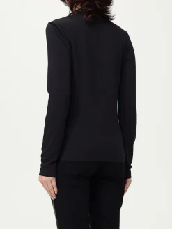 T-shirt EA7 in cotone con logo di paillettes