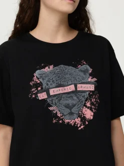 T-shirt EA7 in cotone con stampa logo