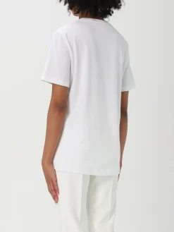 T-shirt Elisabetta Franchi in cotone con logo ricamato