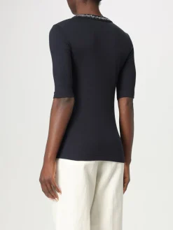 T-shirt Fabiana Filippi in cotone con inserti