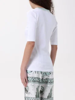 T-shirt Fabiana Filippi in cotone con inserti