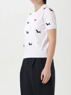 T-shirt Hector in cotone con stampa all-over Thom Browne