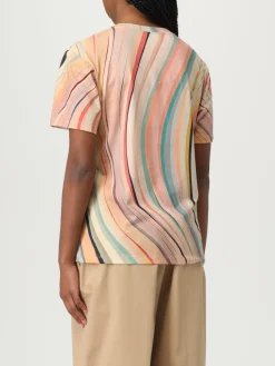 T-shirt in cotone a fantasia Ps Paul Smith