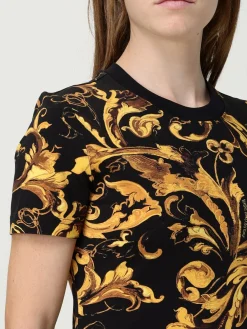 T-shirt in cotone barocca Versace Jeans Couture