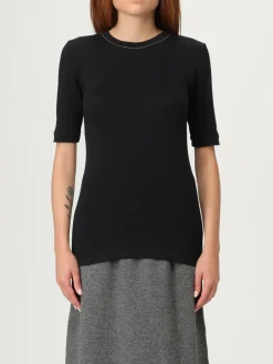 T-shirt in cotone basic Brunello Cucinelli