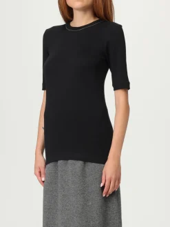 T-shirt in cotone basic Brunello Cucinelli