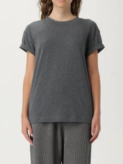 T-shirt in cotone basic Brunello Cucinelli