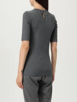 T-shirt in cotone basic Brunello Cucinelli