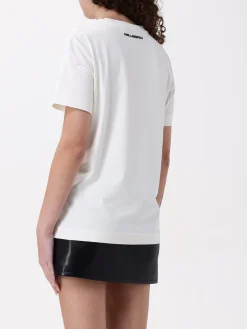 T-shirt in cotone con logo Karl Karl Lagerfeld