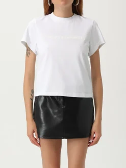 T-shirt in cotone con logo Alexander Wang